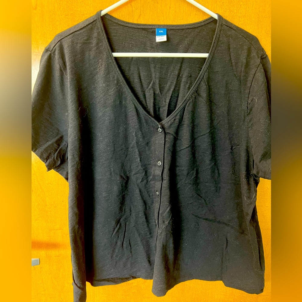 Old navy button front tee